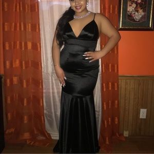 Formal Satin Mermaid Dress